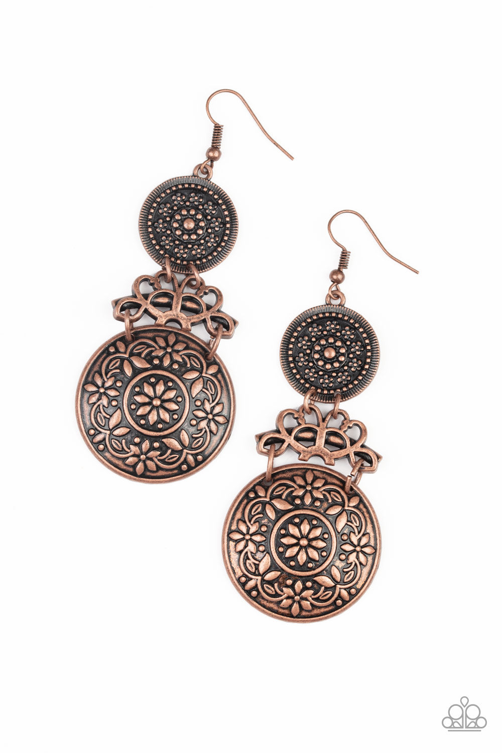 Garden Adventure - Copper earring