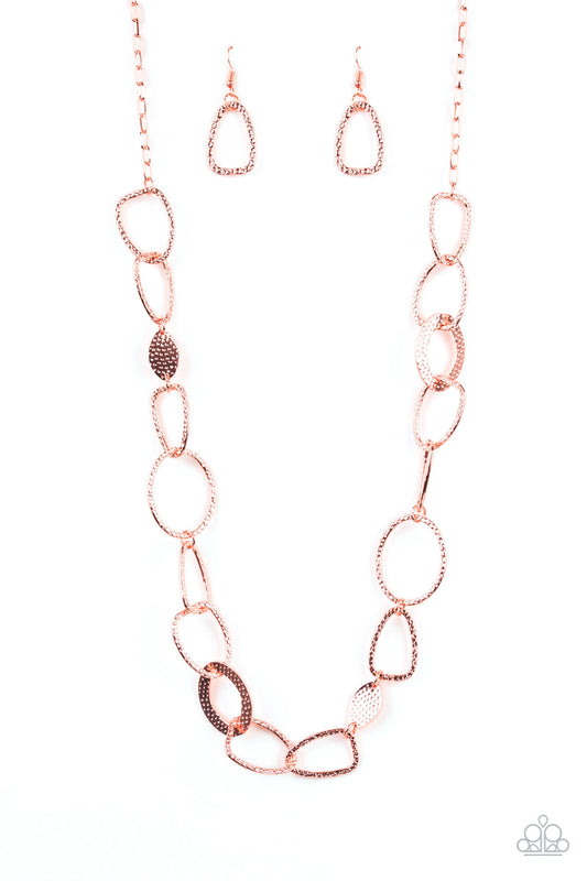 Metro Nouveau - Shiny Copper necklace