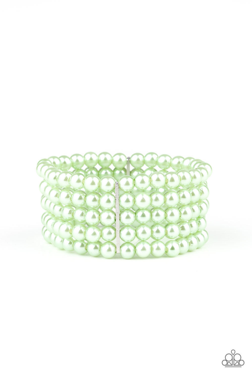 Pearl Bliss - Green bracelet