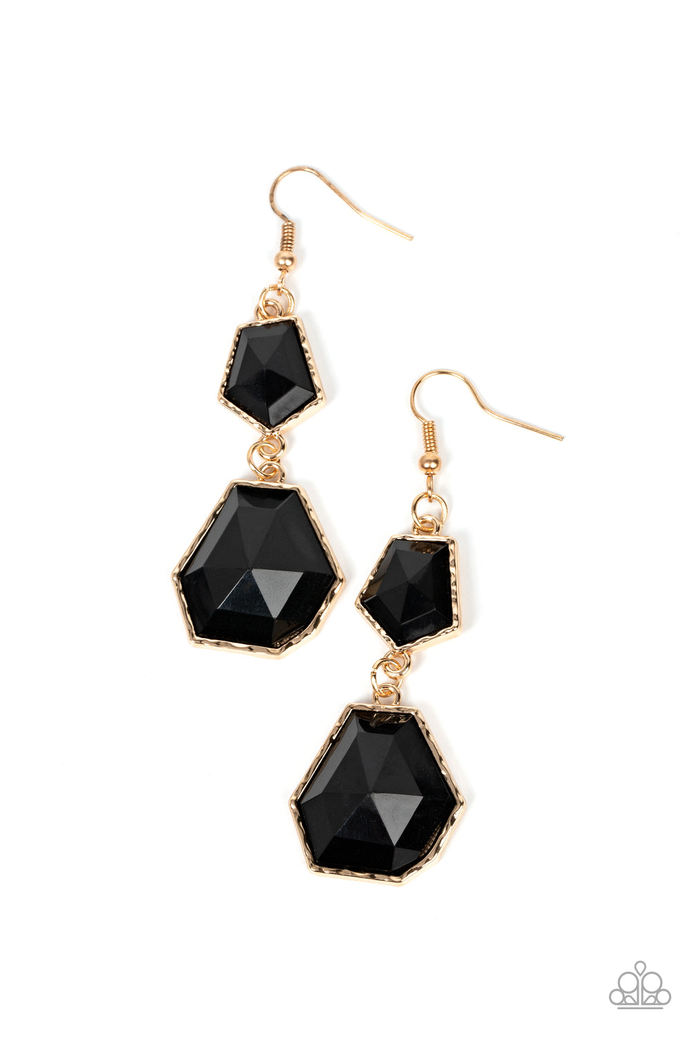 Rio Relic - Black/Gold earrings