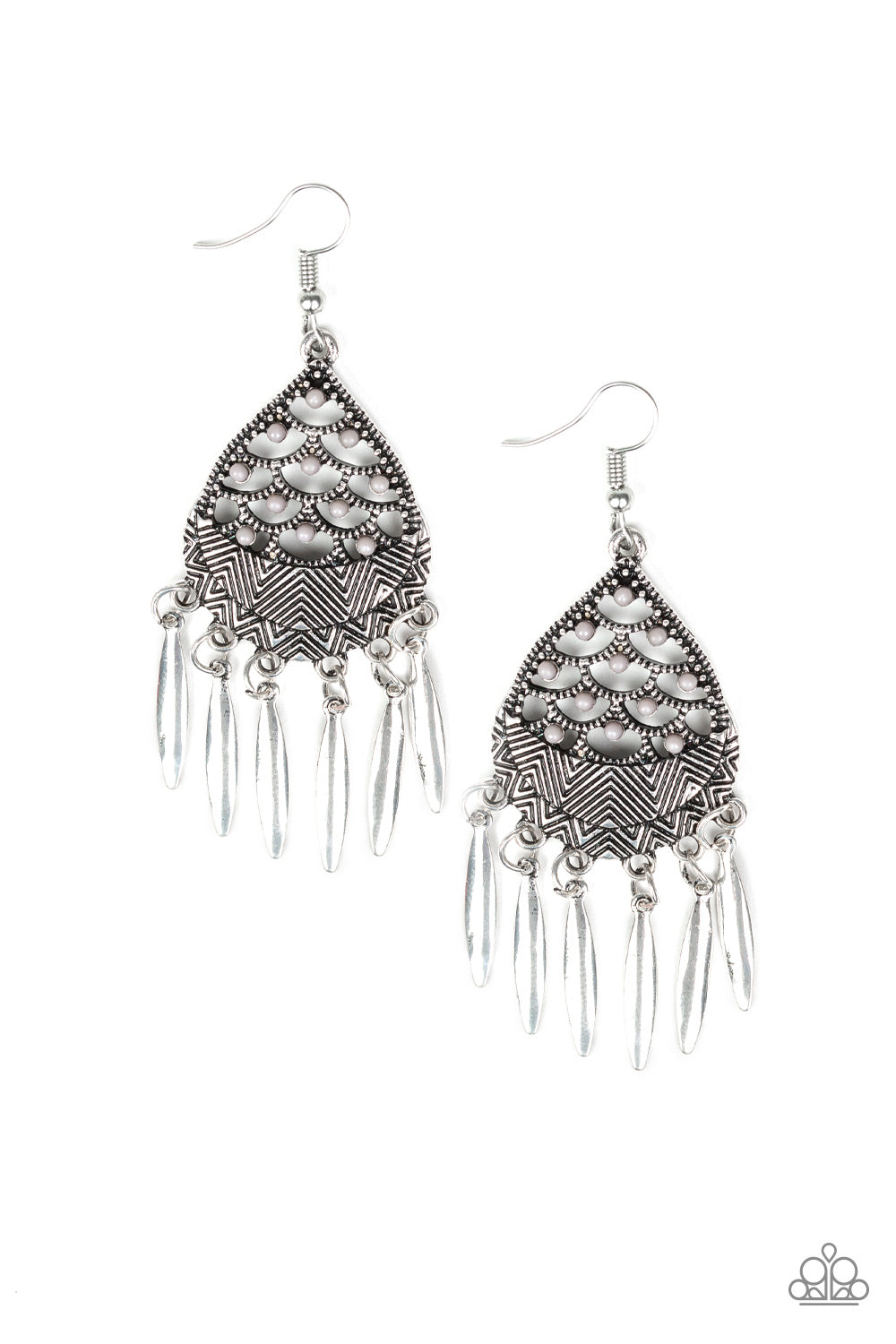 Wolf Den - Silver earrings
