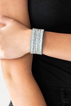 Rebel Radiance - Blue wrap bracelet