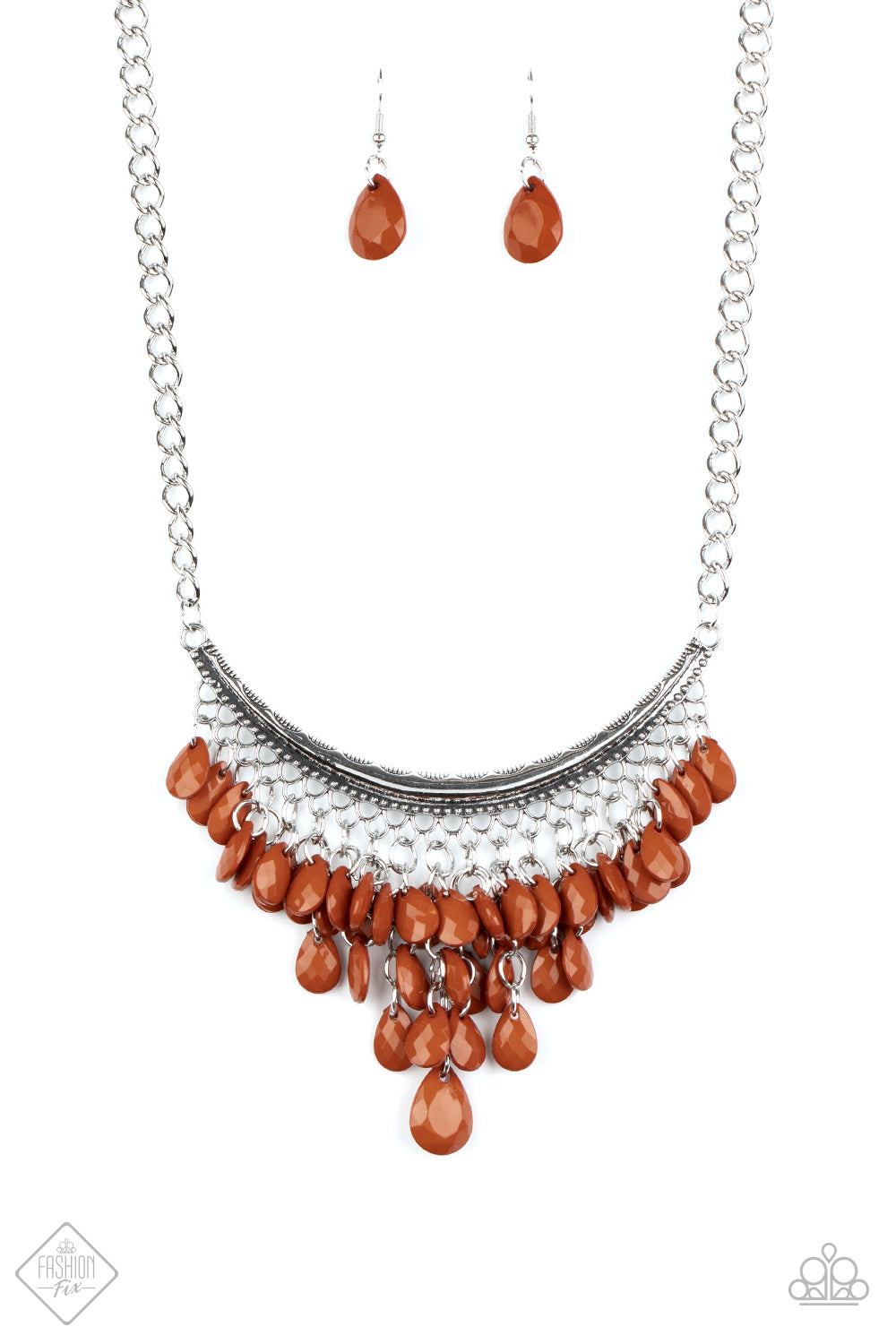Rio Rainfall - Brown necklace