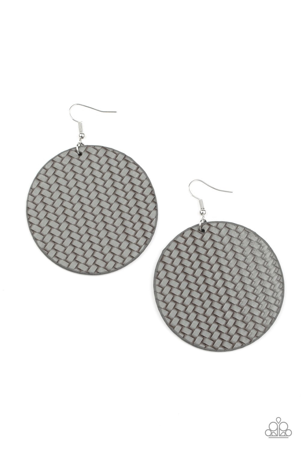 WEAVE Your Mark - silver earrings