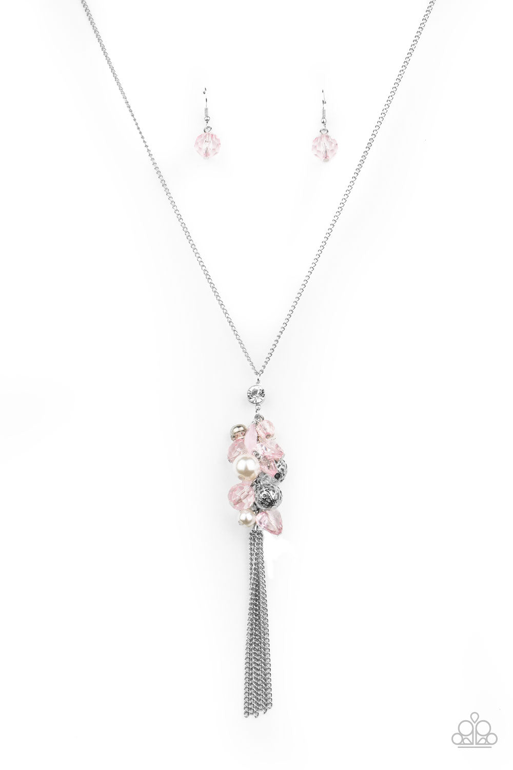 Party Girl Glow - Pink necklace