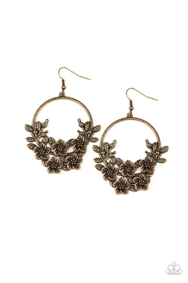 Eden Essence - Brass earrings