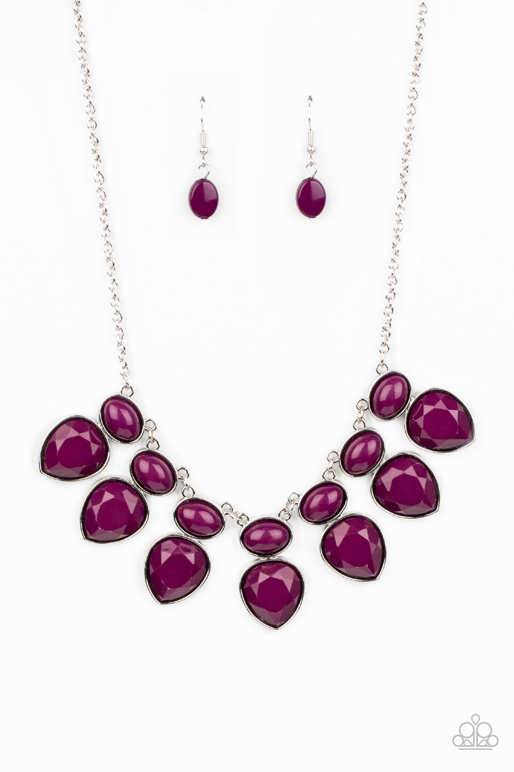 Modern Masquerade - Purple necklace