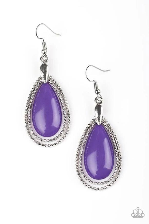 SPRING SPLENDOR - PURPLE EARRINGS