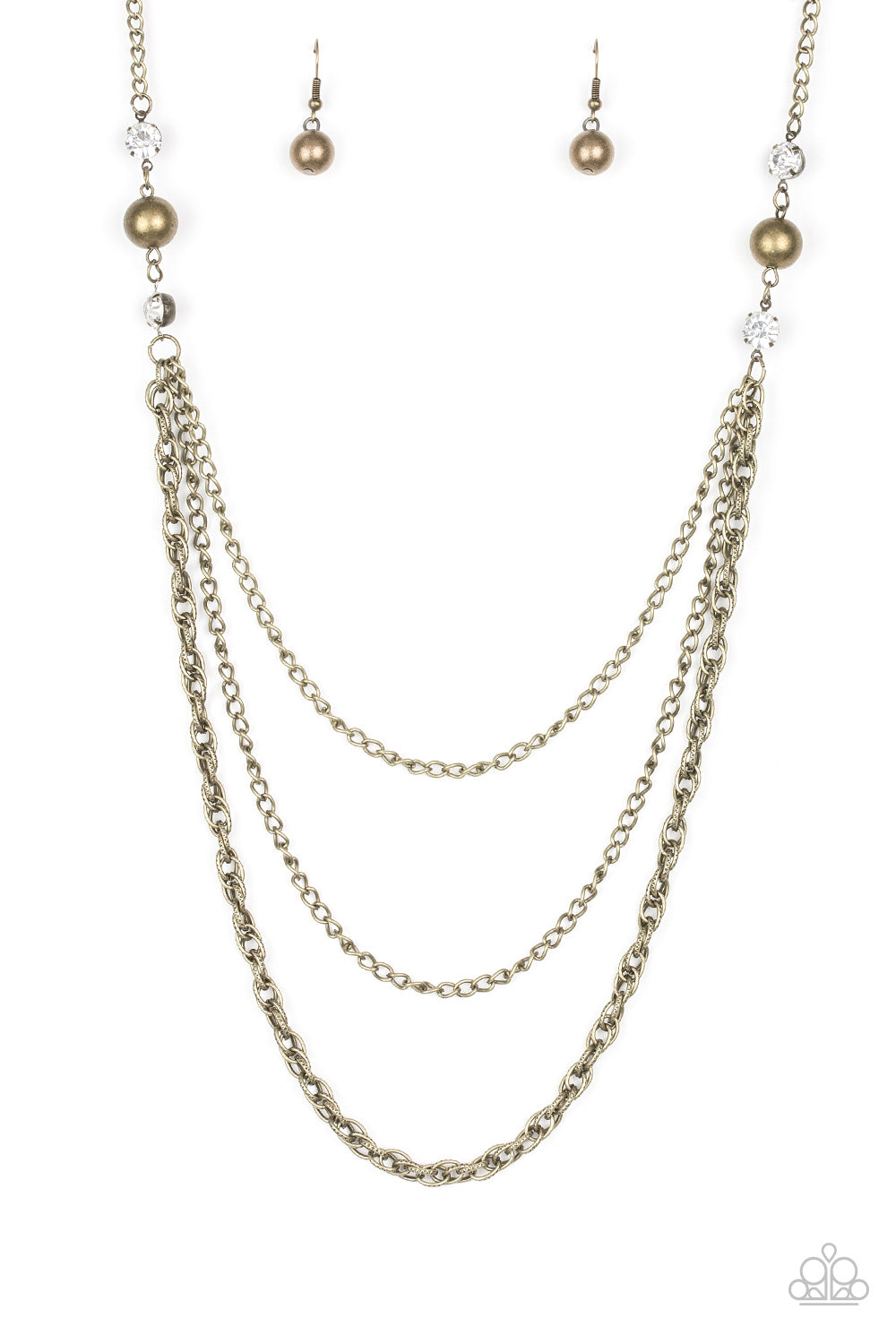 RITZ It All - Brass Necklace