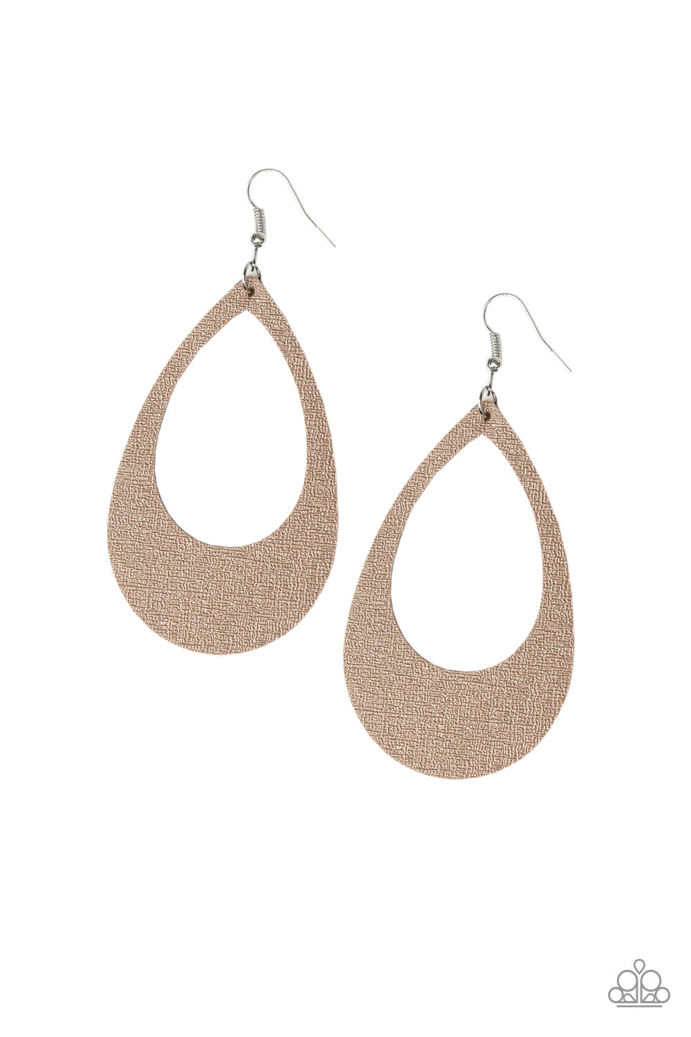 What a Natural - Brown earrings