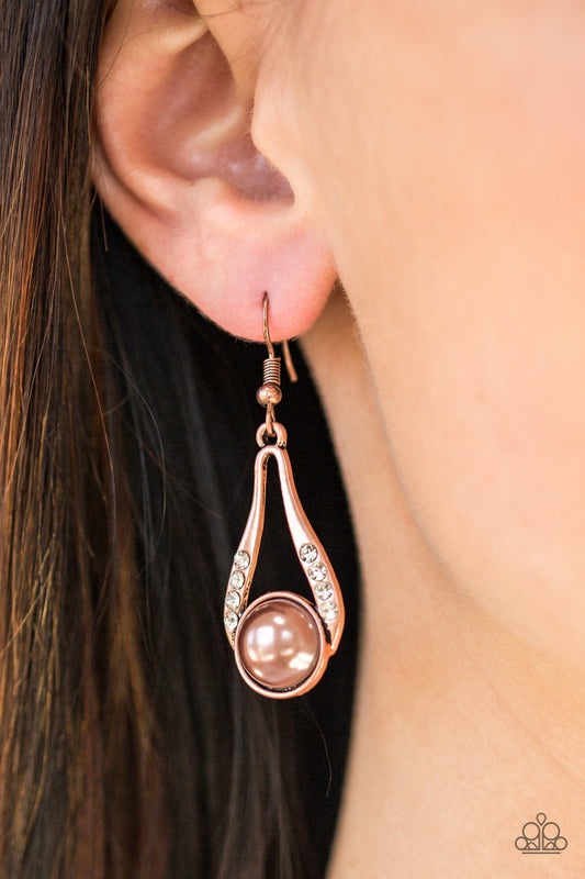 HEADLINER Over Heels - Copper earrings