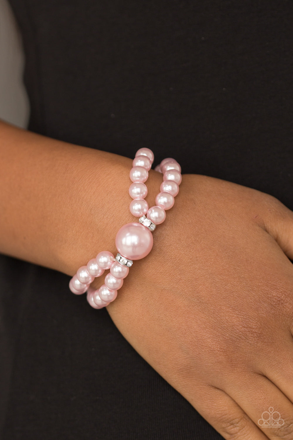 Romantic Redux - Pink pearl bracelet