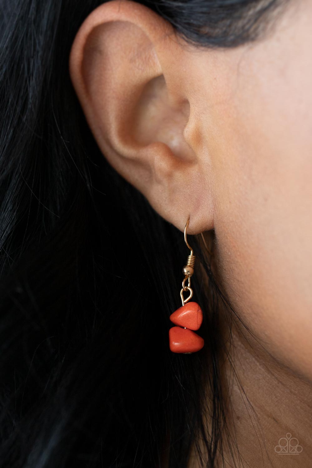 Artisanal Abundance - Orange/Gold necklace