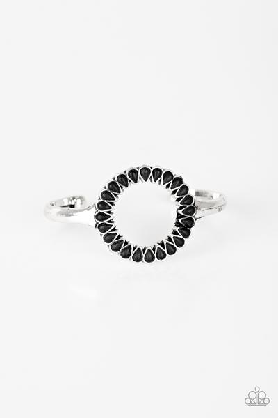 Divinely Desert - Black Cuff Bracelet