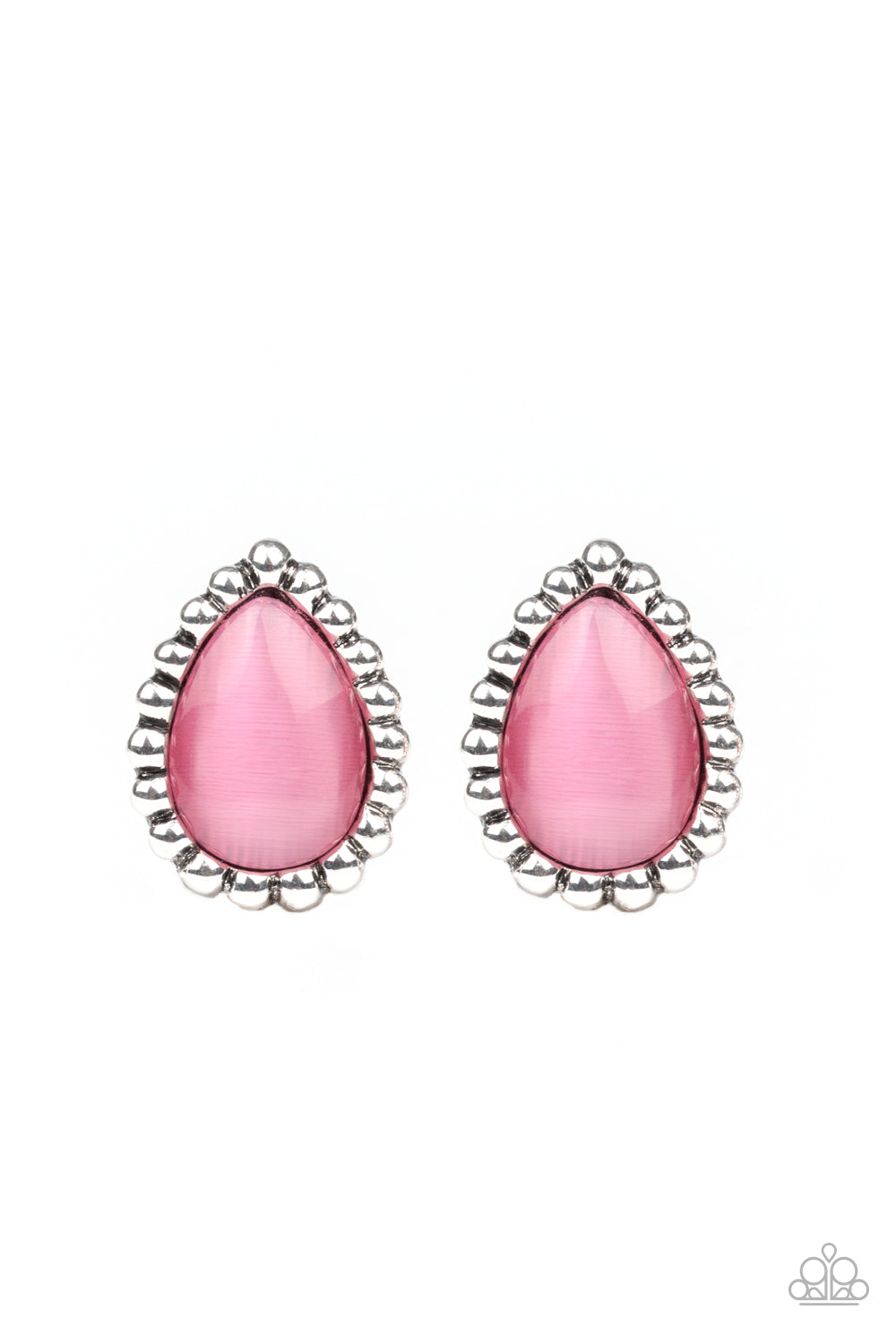 I Wanna GLOW - Pink post earrings