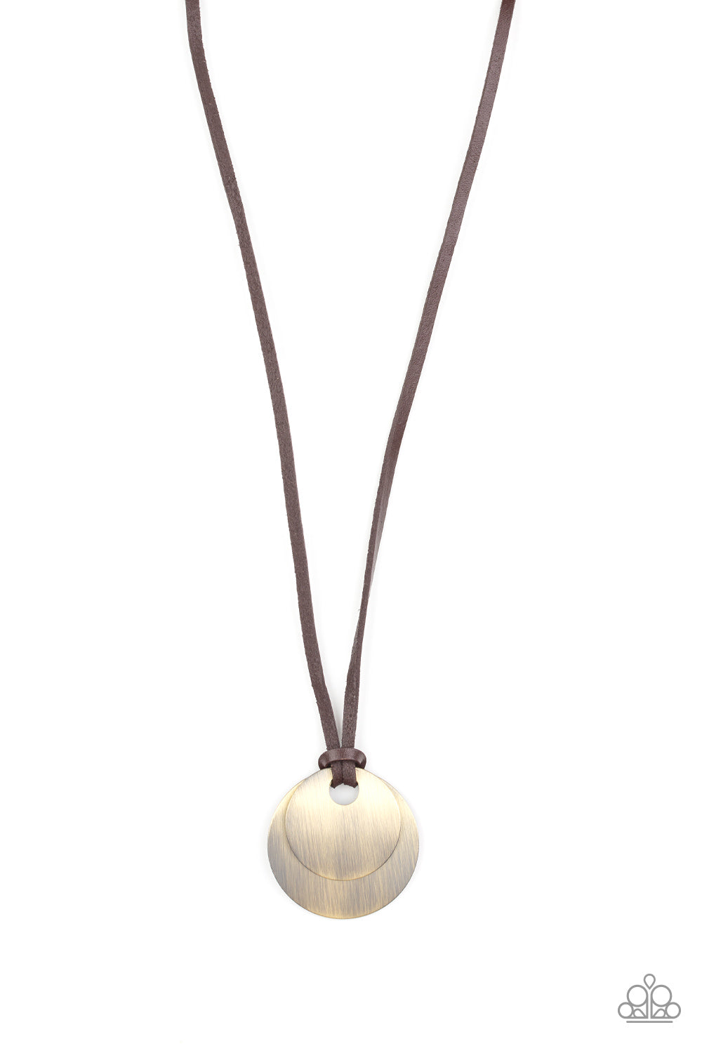 Clean Slate - Brass necklace