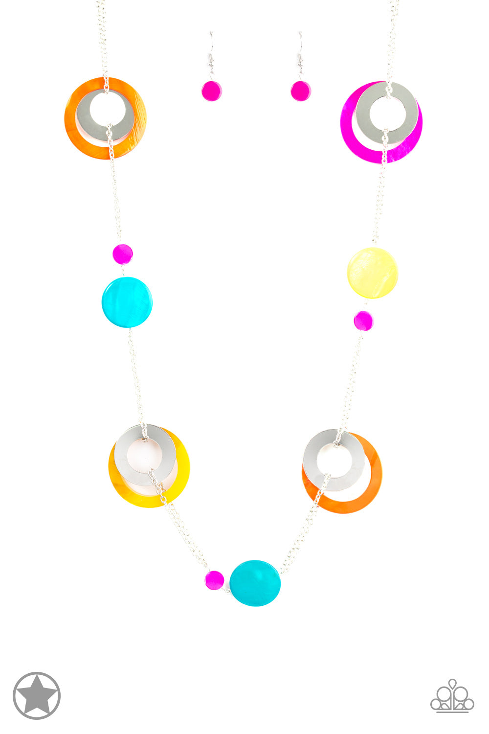 Kaleidoscopically Captivating - Multicolor necklace (Blockbuster)