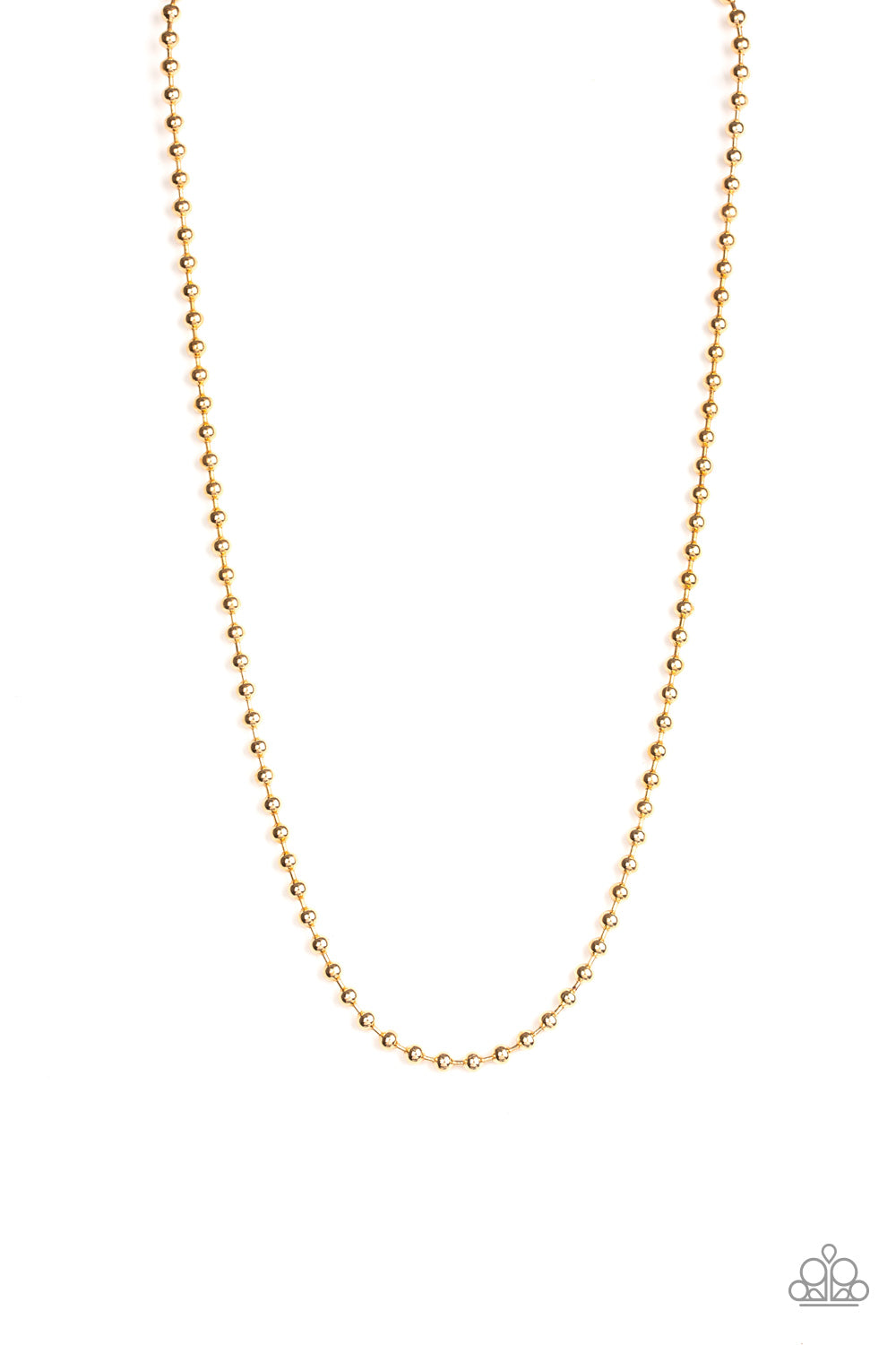 Mardi Gras Madness - Gold necklace