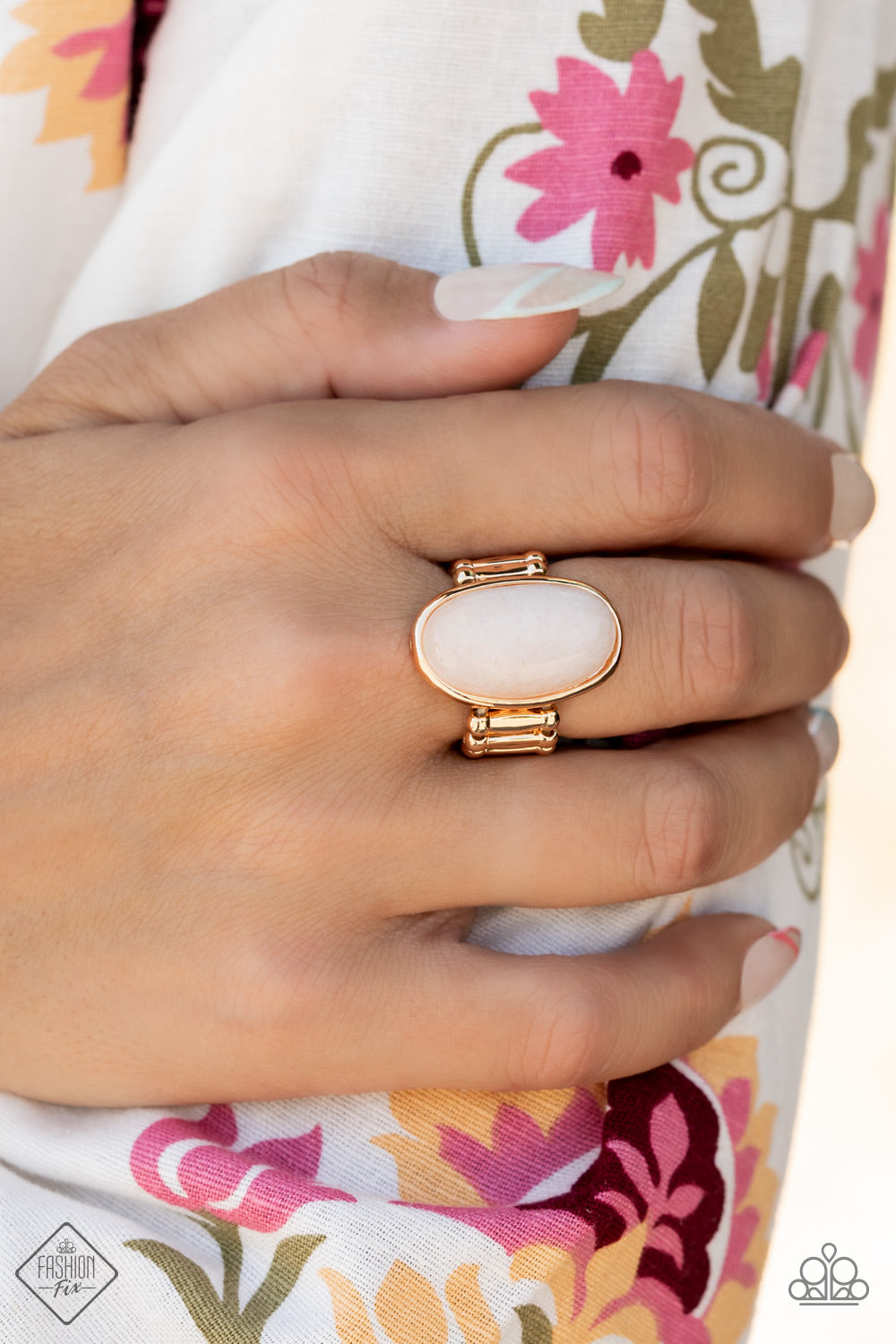 Mystical Mantra - Gold ring