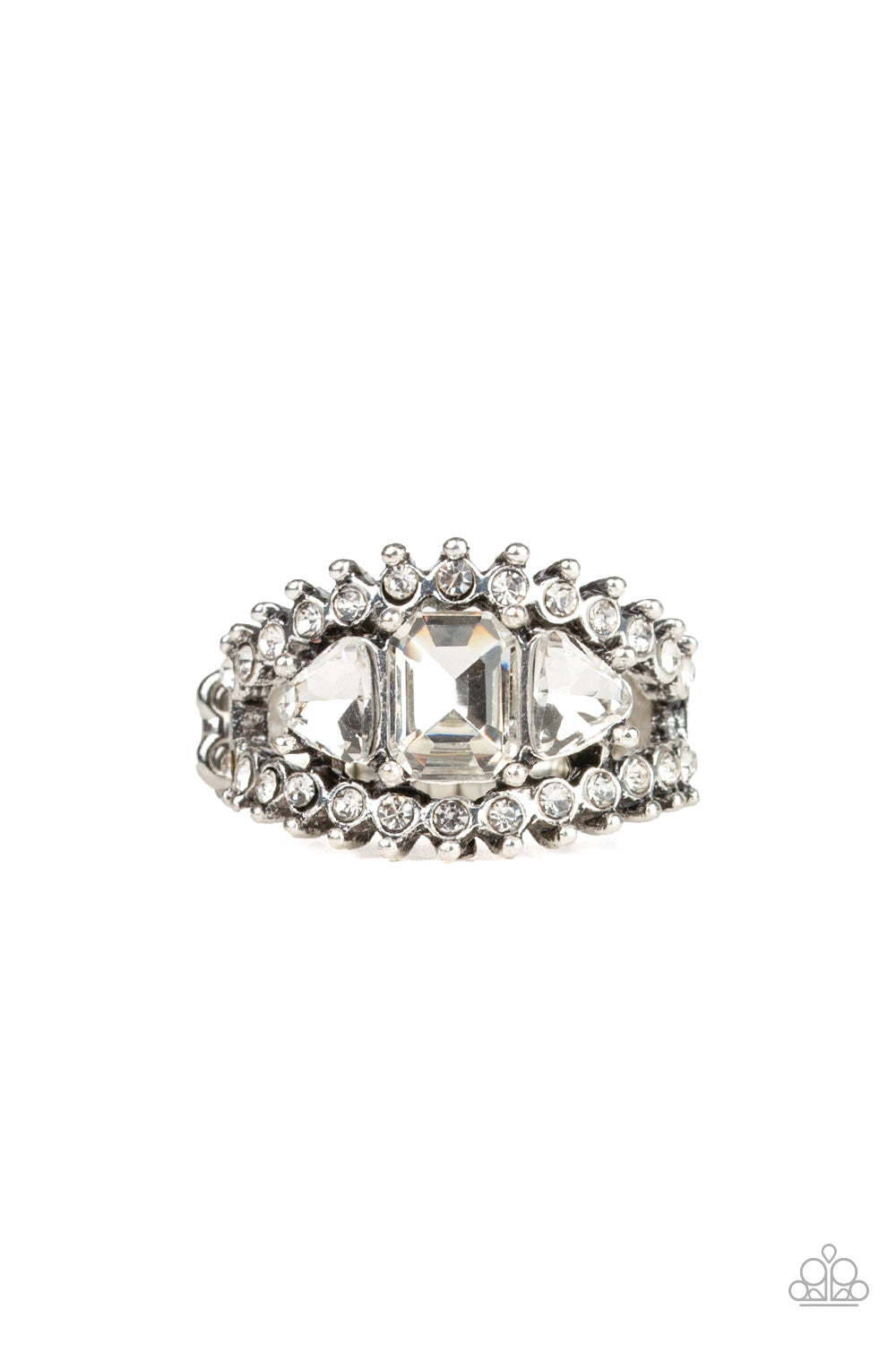 Packin Heat - White gem ring