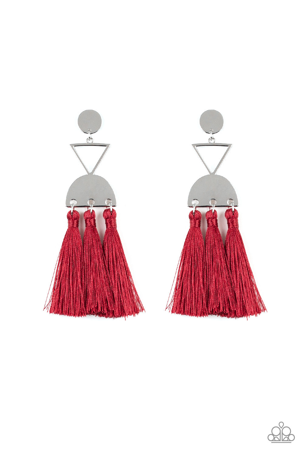 Tassel Trippin - Red earrings