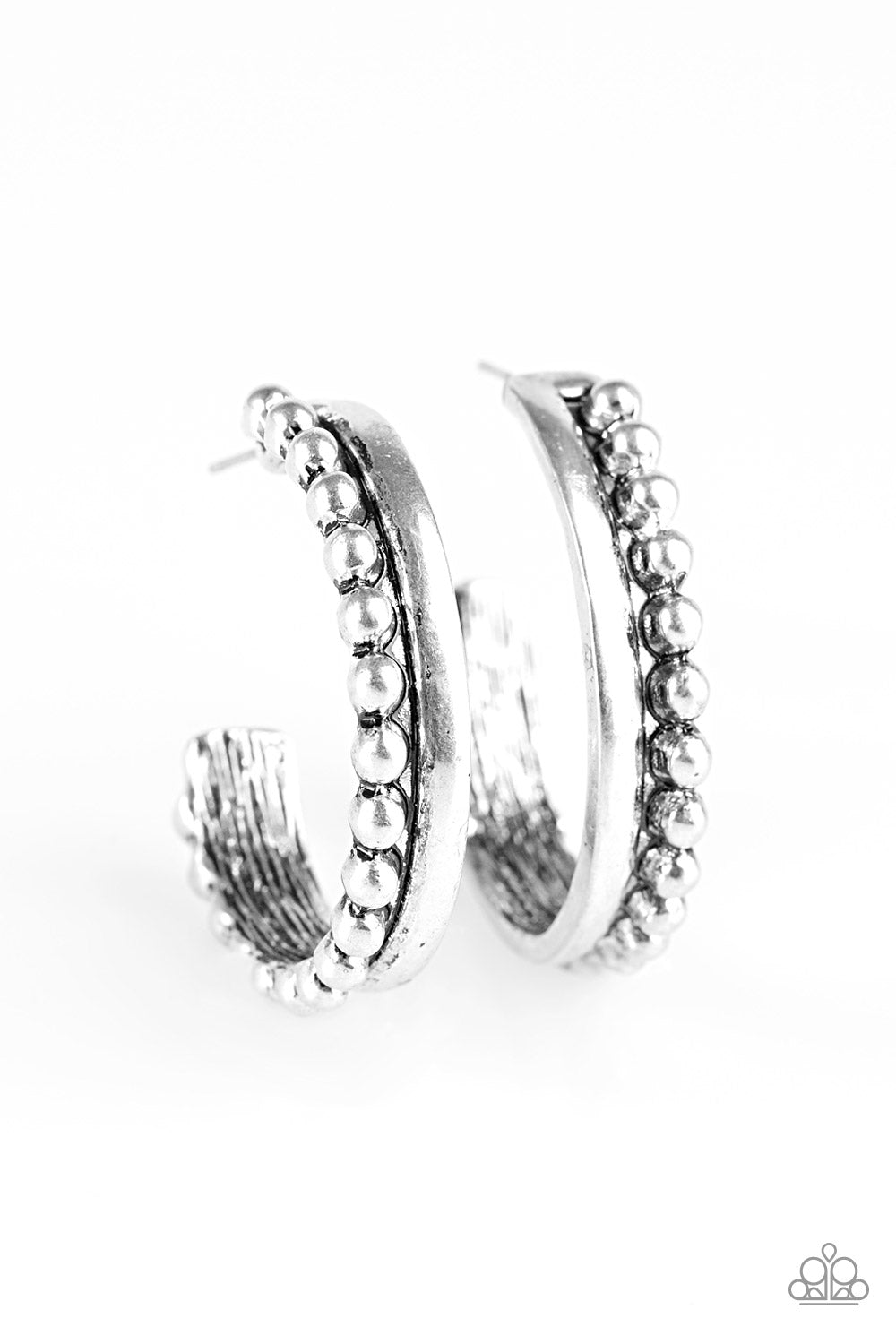 Rural Rio - Silver hoop earrings