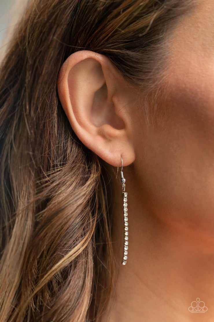 Impressively Icy - white rhinestones necklace (March 2022-Life of the Party)