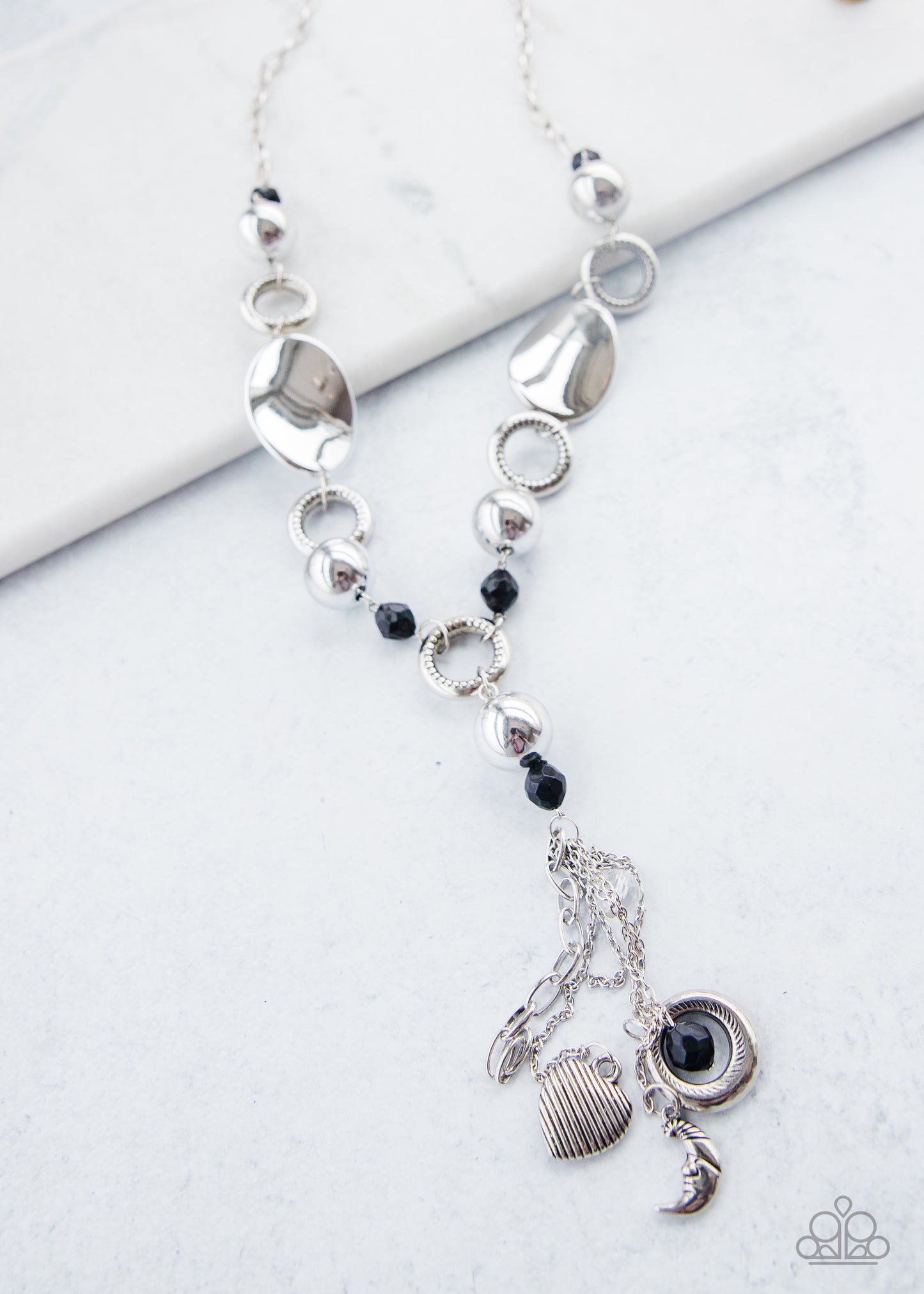 Total Eclipse Of the Heart - Silver necklace