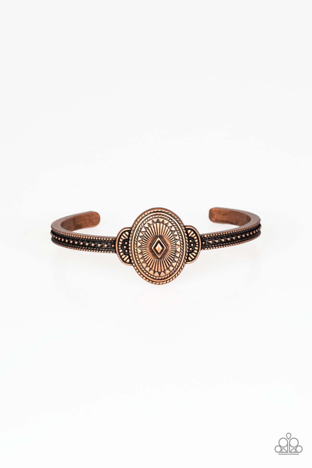SAVANNAH SUNSET - COPPER CUFF BRACELET