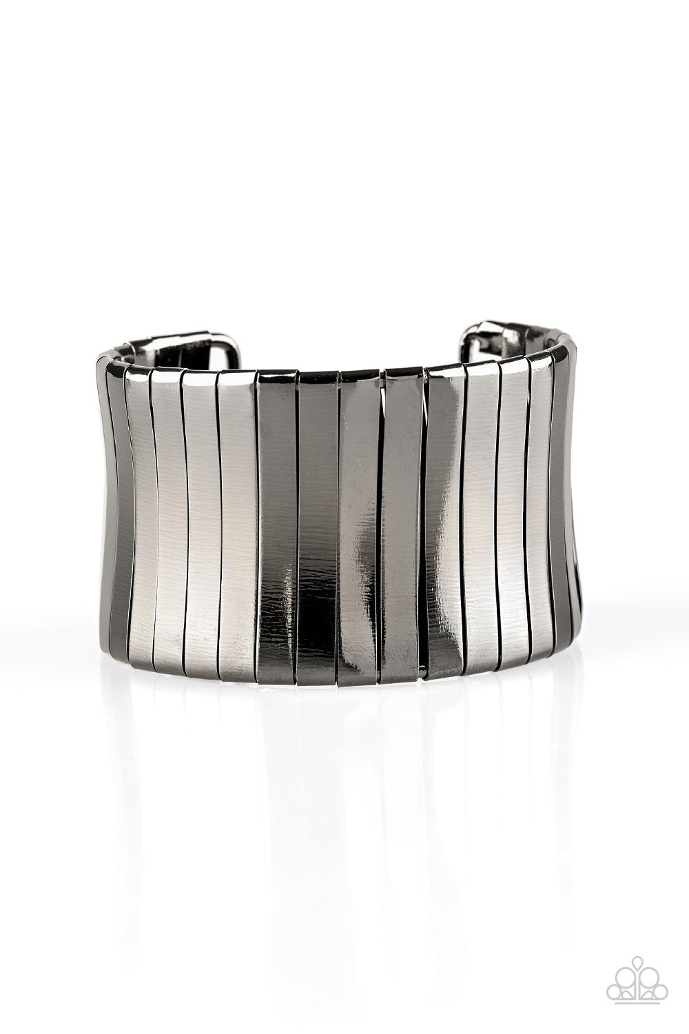 Urban Uptrend - Gunmetal Cuff Bracelet