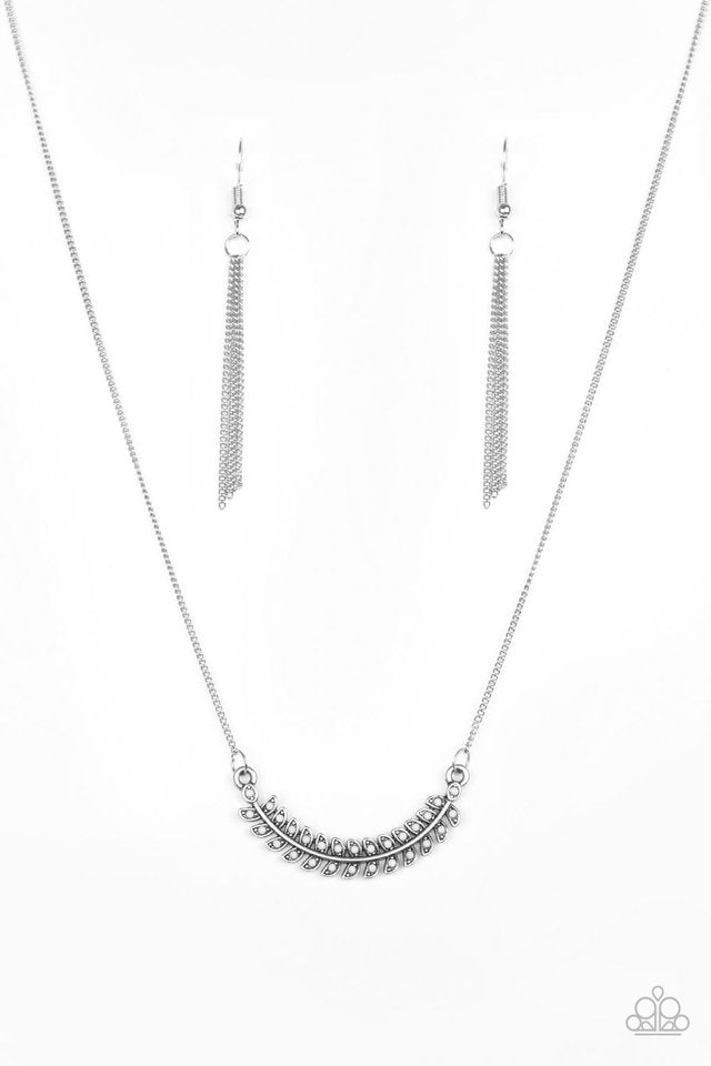 Flying Colors - White necklace