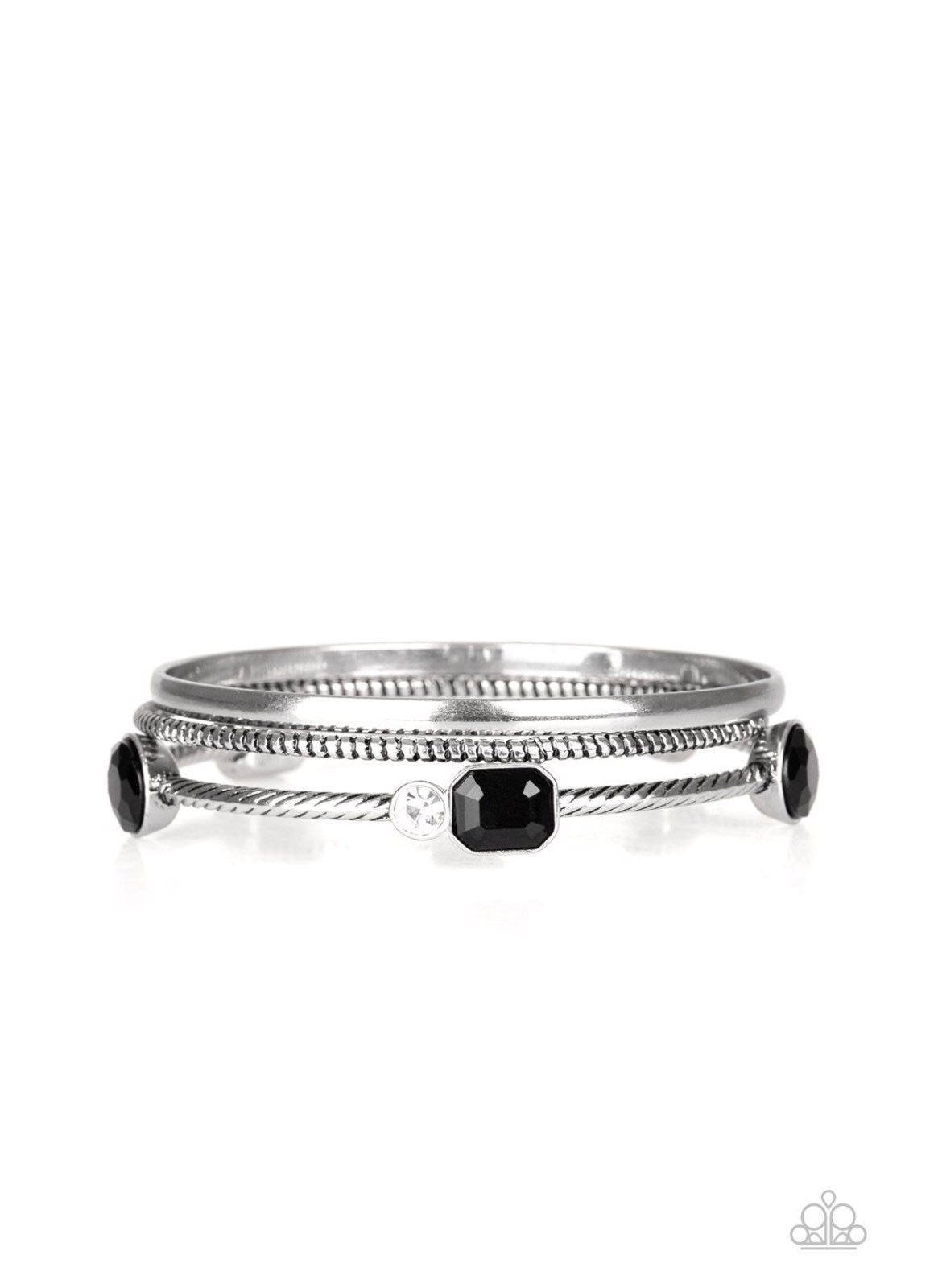 City Slicker Sleek - Black bracelet