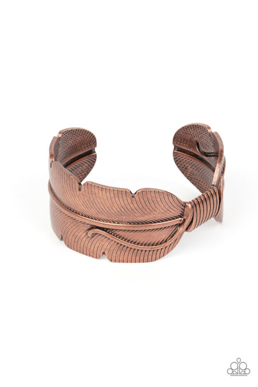 Quill Quencher - Copper cuff bracelet