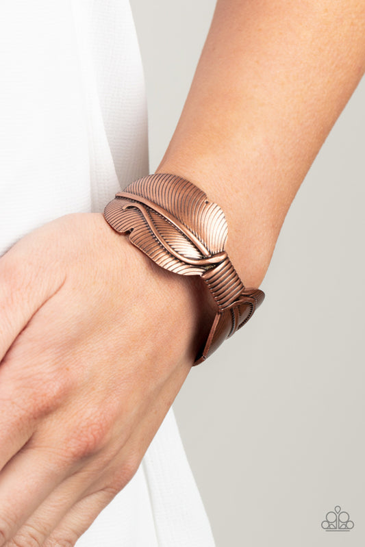 Quill Quencher - Copper cuff bracelet