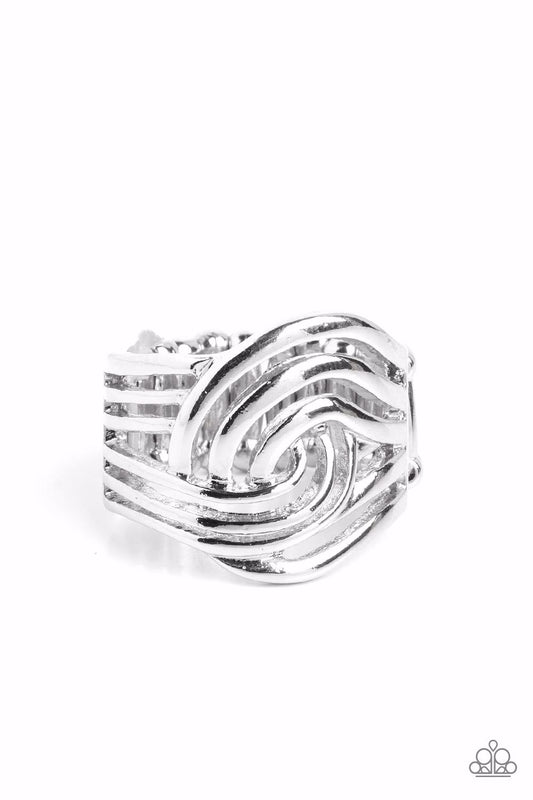 Interlocked Insignia - Silver ring