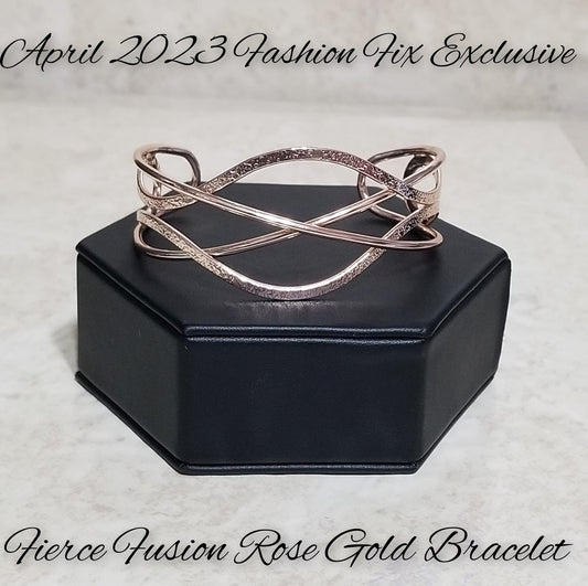 Fierce Fusion - Rose Gold Cuff Bracelet
