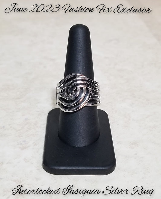 Interlocked Insignia - Silver ring