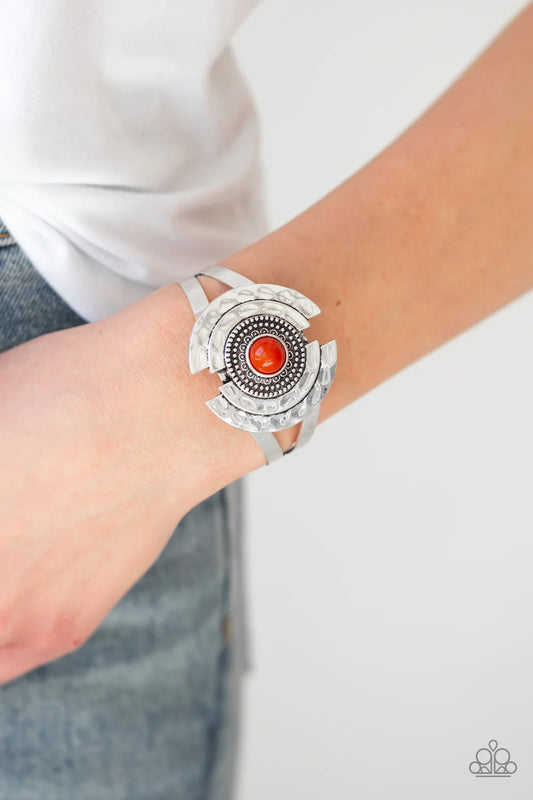 Incredibly Indie - Orange cuff Bracelet