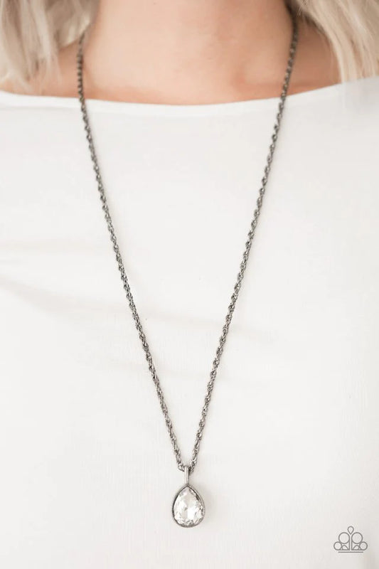 Million Dollar Drop - Black/GM Necklace