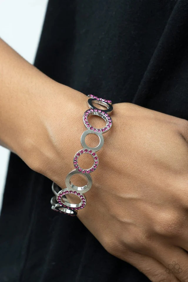 Future, Past, and POLISHED - Pink bracelet