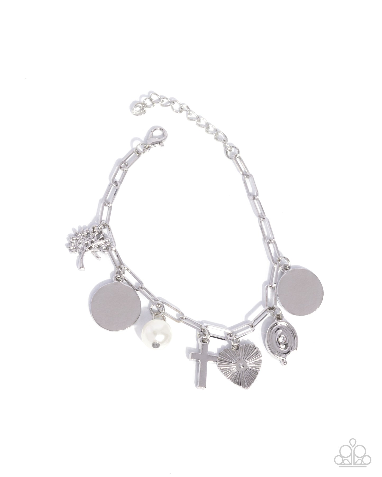 Charm Commitment - silver charm bracelet
