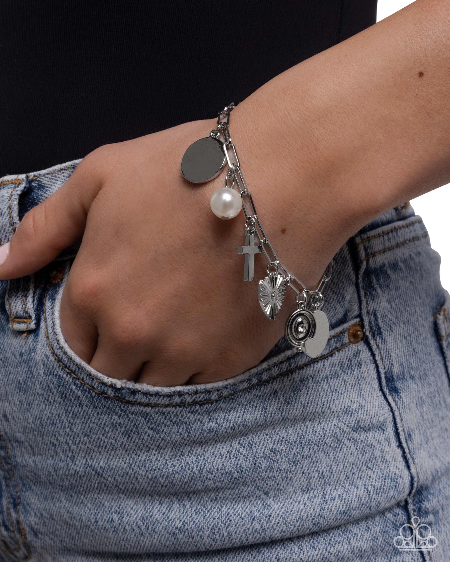 Charm Commitment - silver charm bracelet