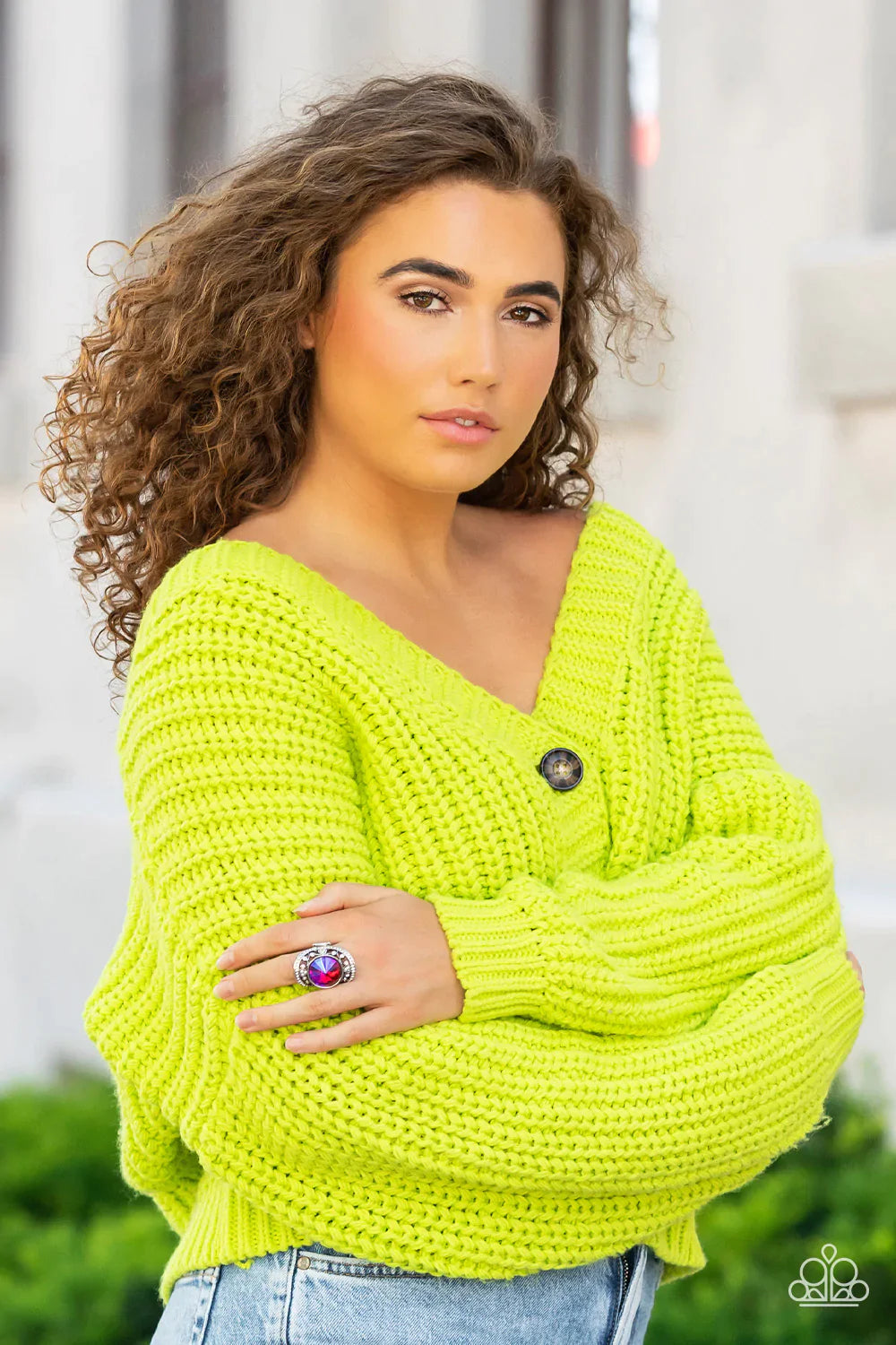 Galactic Garden-Pink Oil Spill Ring