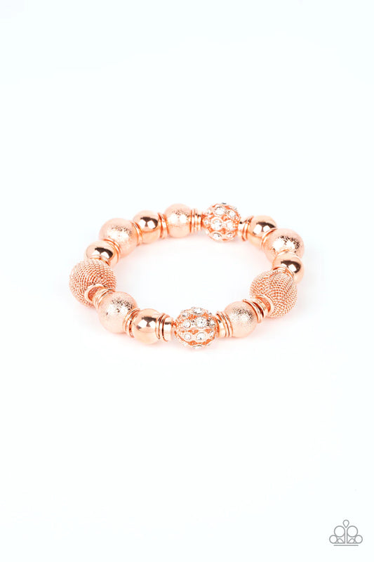 WE TOTALLY MESH - Shiny COPPER BRACELET