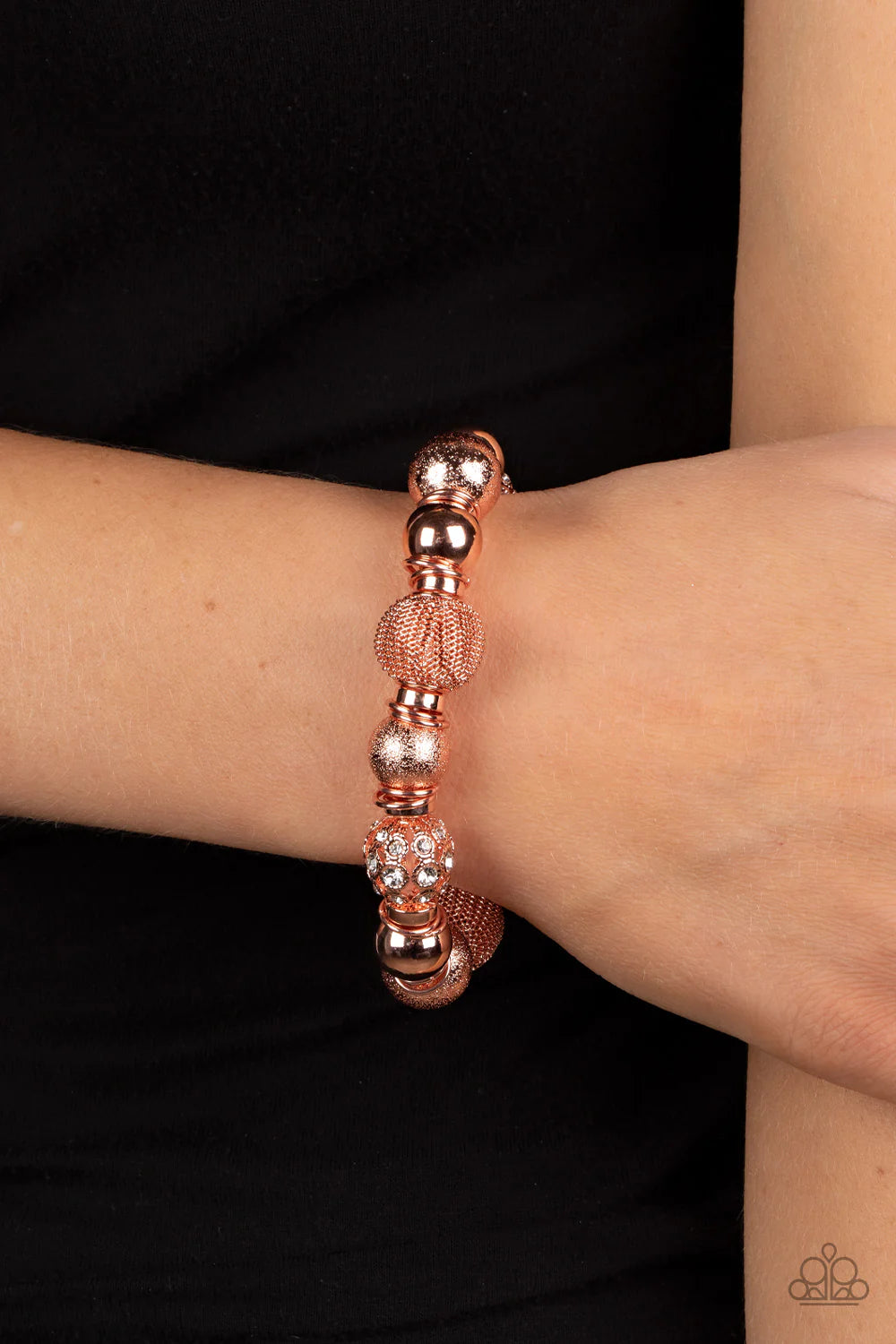 WE TOTALLY MESH - Shiny COPPER BRACELET