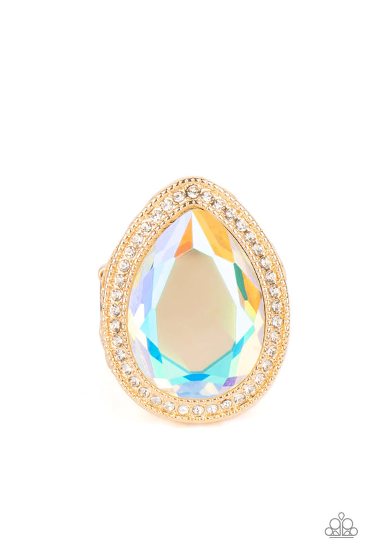 Illuminated Icon - Gold Iridescent Ring