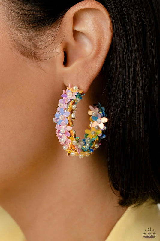 Fairy Fantasia - Multicolor Hoop Earrings
