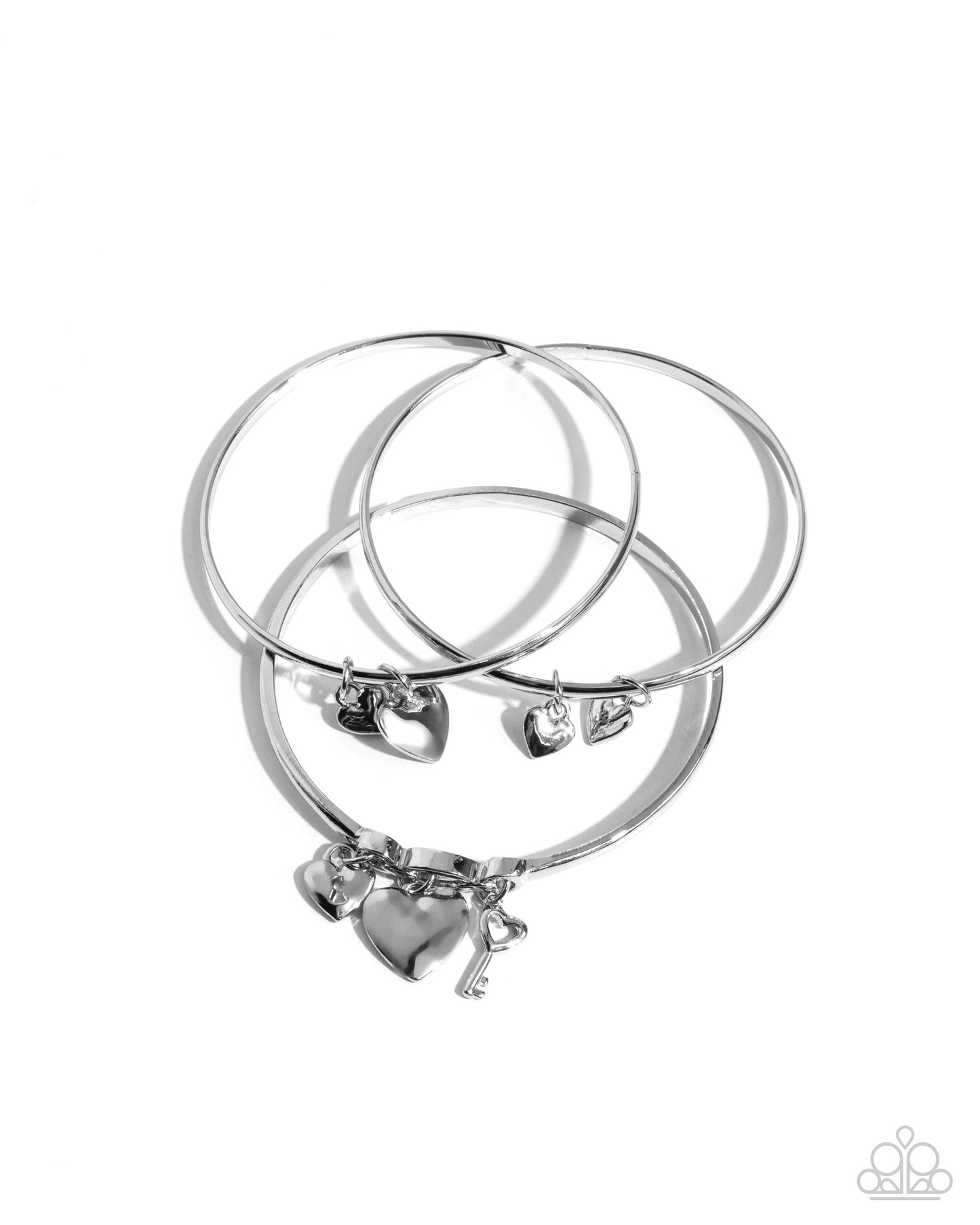 Sealed Sweetheart - silver charm bracelet