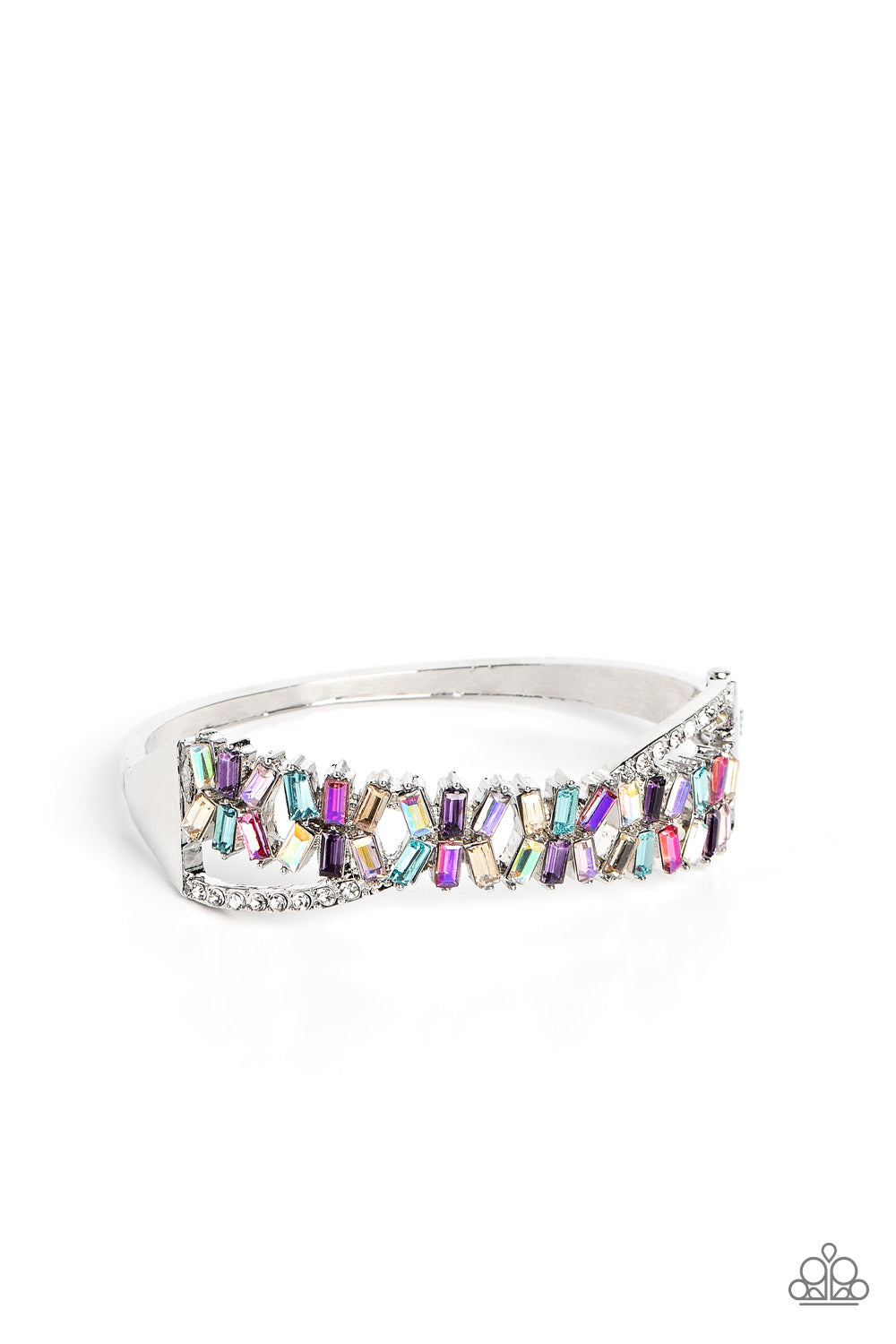Timeless Trifecta - Multicolor Iridescent Bracelet