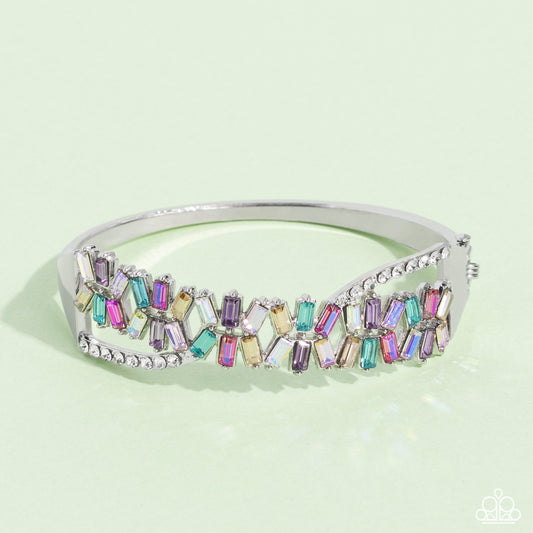 Timeless Trifecta - Multicolor Iridescent Bracelet